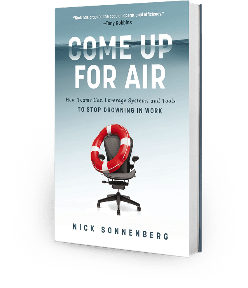Come Up for Air by Nick Sonnenberg, Wall Street Journal bestseller